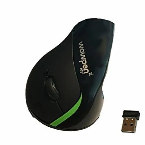 ERGOGUYS WP-012-BK-EW — WOW JOY BLACK WIRELESS ERGONOMIC MOUSE