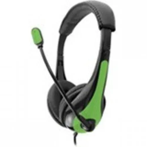 ERGOGUYS 1EDUAE36GREEN — AVID EDUCATION 3.5MM PLUG HEADSET GREEN. HEADSET HAS NOISE-CANCELLING MIC. 3.5MM