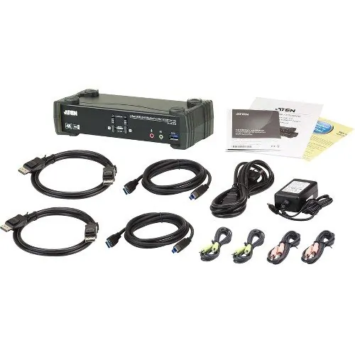 Aten Technologies CS1922M — 2-PORT USB3.0 4K DISPLAYPORT KVMP