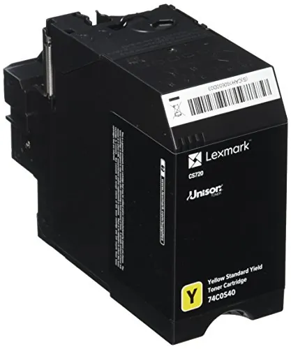 Lexmark 74C0S40 — LEXMARK 74C0S40 YELLOW TONER CARTRIDGE FOR USE IN CS720 ESTIMATED YIELD 7K