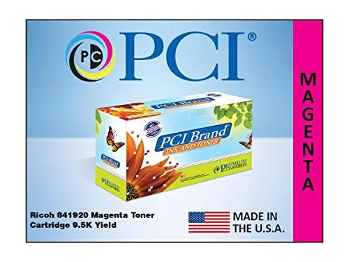 PCI 841920-PCI — PCI BRAND RICOH LANIER SAVIN 841927 (RICOH 841920) MAGENTA TONER CARTRIDGE 9.5K