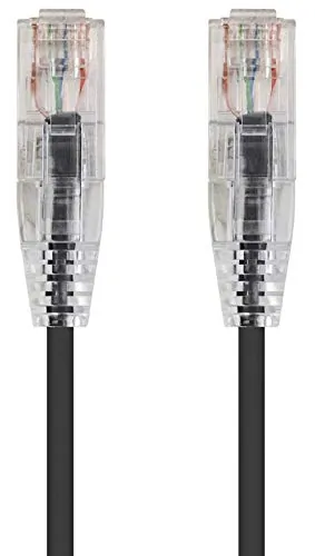 Monoprice 13508 — SLIMRUN  CAT6 UTP CABLE-6-INCH BLACK