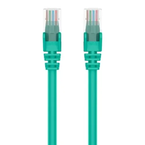Belkin A3L980-08-GRN — CABLE,CAT6,UTP,RJ45M/RJ45M,8 ,GRN,PATCH