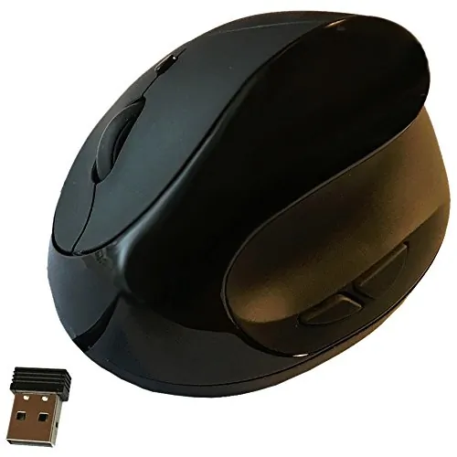 ERGOGUYS EM011-BKW — BLACK ERGONOMIC WIRELESS VERTICAL MOUSE