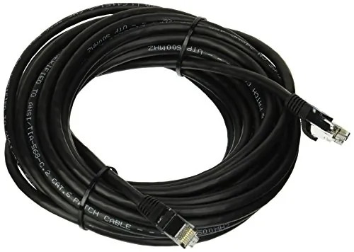 LEGRAND 03988 — 30FT CAT6 SNAGLESS UTP CABLE-BLK