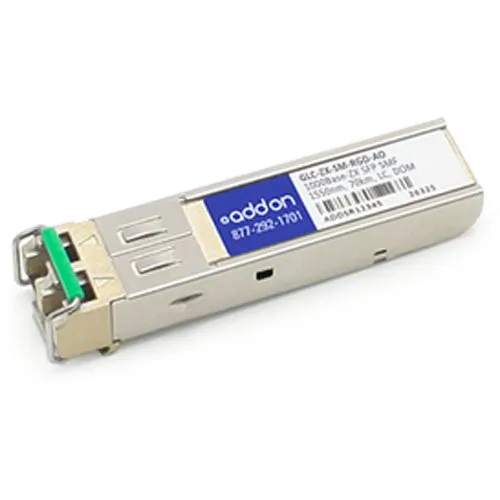 ADDON GLC-ZX-SM-RGD-AO — ADDON CISCO GLC-ZX-SM-RGD COMPATIBLE TAA COMPLIANT 1000BASE-ZX SFP+ TRANSCEIVER