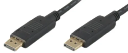 ADDON DISPLAYPORT1F-5PK — ADDON 5 PACK OF 1FT DISPLAYPORT MALE TO MALE BLACK CABLE