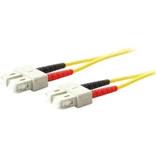 ADDON ADD-SC-SC-3M9SMF — ADDON 3M SC TO SC YELLOW OS2 DUPLEX OFNR (RISER-RATED) SMF FIBER PATCH CABLE