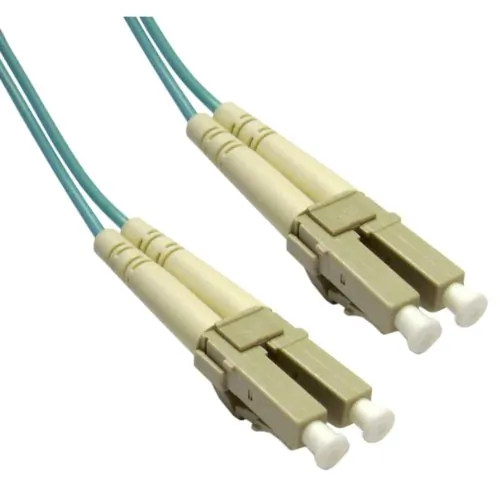 ADDON ADD-LC-LC-4M5OM4 — ADDON 4M LC TO LC AQUA OM4 DUPLEX OFNR (RISER-RATED) FIBER PATCH CABLE
