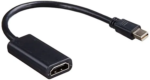 ADDON MDP2HDMIB — ADDON MINI-DISPLAYPORT MALE TO HDMI FEMALE BLACK ADAPTER CABLE