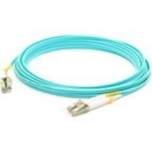 ADDON QK734A-AO — 5M LC TO LC AQUA OM4 DUPLEX OFNR (RISER-RATED) FIBER PATCH CABLE