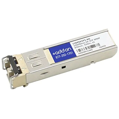 ADDON 1184561P3-AO — ADDON ADTRAN 1184561P3 COMPATIBLE TAA COMPLIANT 1000BASE-SX SFP TRANSCEIVER (MMF
