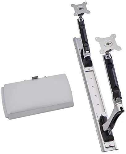 AMER NETWORKS AMR1AWSV1 — SIT-STAND COMBO WORKSTATION WALL MOUNT SYSTEM.