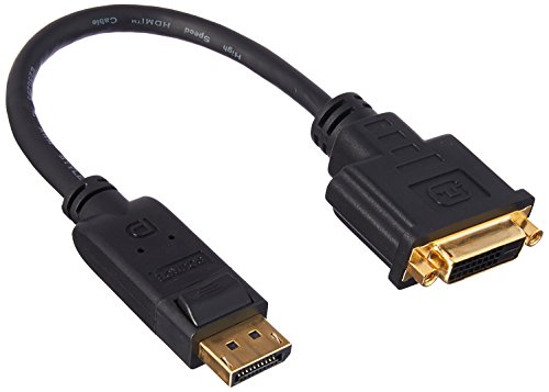 RT SALES GC-CAB-DP-DVI-6 - TAA COMPLIANT DISPLAYPORT TO DVI FEMALE CABLE ADAPTOR 0.5FT