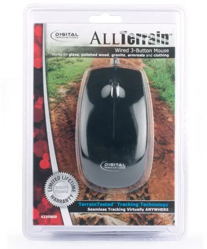 Allsop 4230800 - All-Terrain Wired Desktop Mouse with Ergonomic Design