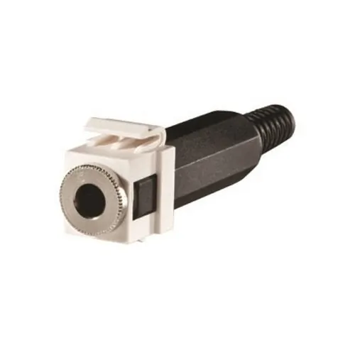 LEGRAND KS14ST-88 — ORTRONICS CLOUD WHITE 1/4IN STEREO JACK KEYSTONE