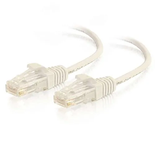 LEGRAND 01187 — 5FT/1.5M CAT6 CABLE UTP SLIM 28AWG WHITE
