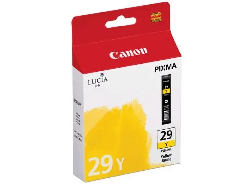 CANON 4875B002 — PGI-29 YELLOW INK TANK - CARTRIDGE - FOR THE PIXMA PRO-1 INKJET PHOTO PRINTER -