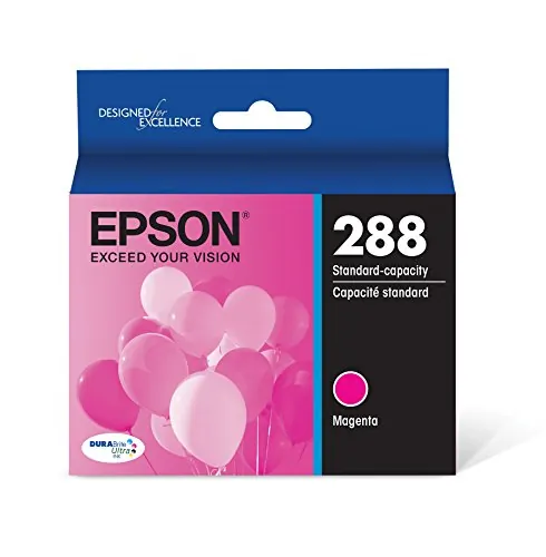 EPSON EPST288320-S — Epson DURABrite Ultra 288 Original Standard Yield Inkjet Ink Cartridge - Pigment Magenta