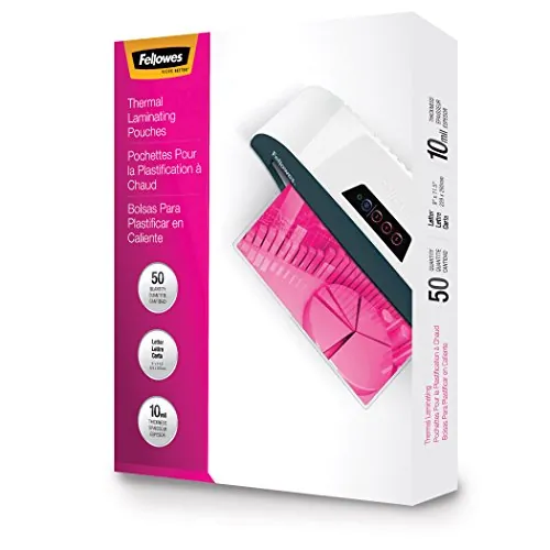 FELLOWES 52042 — LAMINATING POUCHES PRESERVE, PROTECT, AND ENHANCE IMPORTANT DOCUMENTS. PREMIUM Q