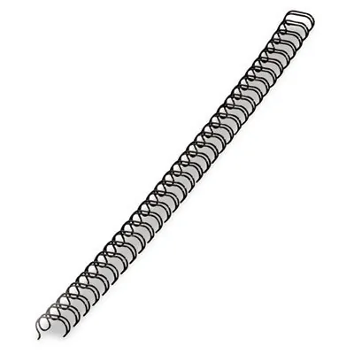 FELLOWES 5255601 — BINDING SPINES WIRE - BLACK 9/16IN 25PK,DDS MUST BE ORDERED IN MULTIPLES OF CASE