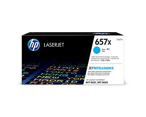 HP HEWCF471X — HP 657X (CF471X) XL CYAN ORIGINAL TONER