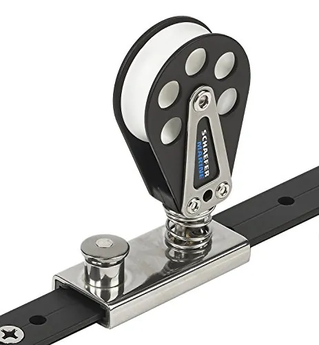 Schaefer Marine 504-82 — Schaefer Spring Loaded/Lined Slide/Aluminum f/1" T-Track