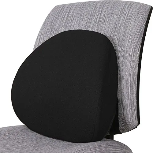 Lorell LLR42170 — Lorell Ergo Fabric Lumbar Back Support - Black