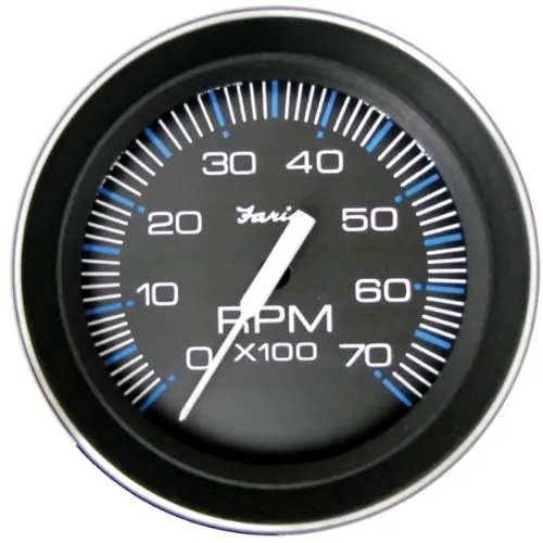 Faria Beede Instruments 33005 — Faria Coral 4" Tachometer (7000 RPM) (All Outboard)
