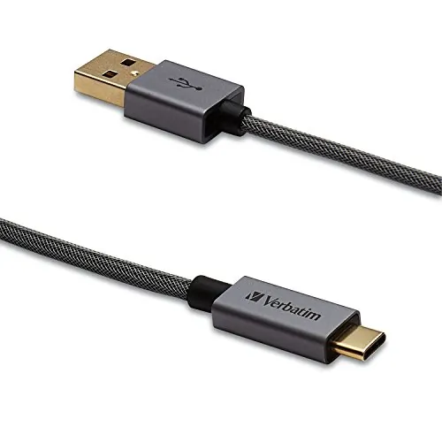 VERBATIM 99675 — Verbatim - 4 ft USB-C to USB-A Cable - Black