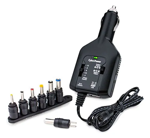 CyberPower CPUDC1U2000 - CyberPower 2000W Car Power Adapter with Dual Outputs