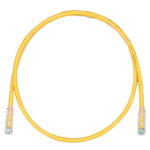 Panduit UTPSP3YLY — 3FT UTP PATCH CORD CAT6 TX6 + MOD PLUG