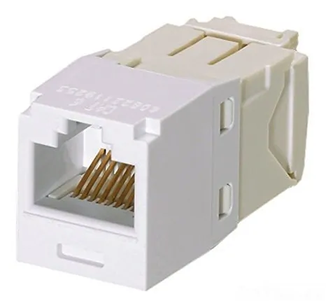 Panduit CJ688TGWH — CAT6 RJ45 8 POS 8WIRE UNIV MOD