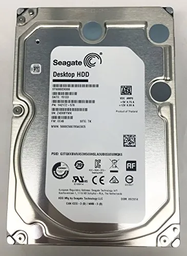 SEAGATE ST6000DX000 — Seagate TDSourcing Desktop HDD ST6000DX000
