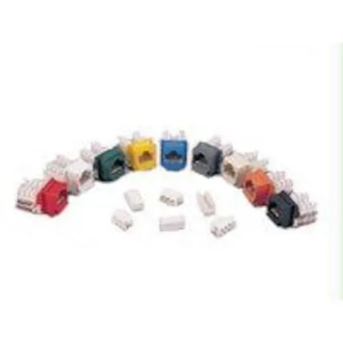 C2G 29313 — CAT6 90 KEYSTONE JACK BLK - PROVIDES A SECURE CABLE CONNECTION,INCLUDES 110-TYPE