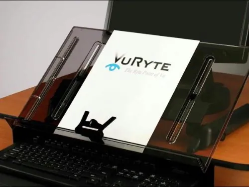 VU RYTE 59GR - WORLDS FIRST IN-LINE ERGONOMIC DOCUMENT SUPPORT FOR MONITOR 