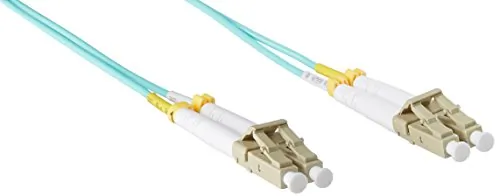 ADDON ADD-LC-LC-3M5OM3 — ADDON 3M LC TO LC AQUA OM3 DUPLEX OFNR (RISER-RATED) FIBER PATCH CABLE