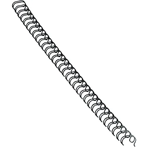 FELLOWES 5255201 — BINDING SPINES WIRE - BLACK 5/16IN 25PK,DDS MUST BE ORDERED IN MULTIPLES OF CASE