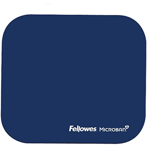 FELLOWES 5933801 — MICROBAN MOUSE PAD - BLUE - MICROBAN ANTIMICROBIAL PROTECTION KEEPS PRODUCT CLEA