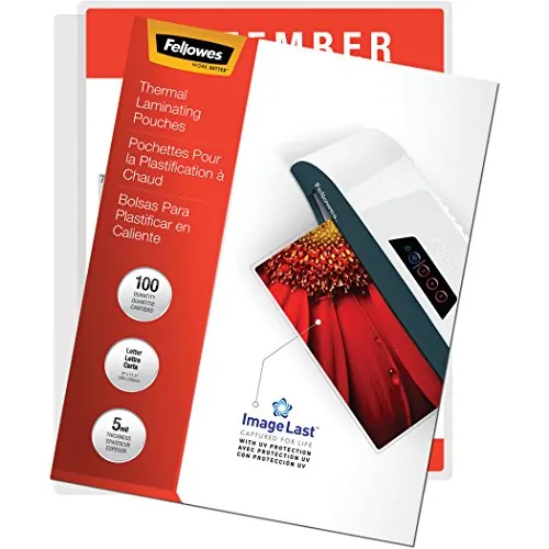 FELLOWES 52040 — LAMINATING POUCHES PRESERVE, PROTECT, AND ENHANCE IMPORTANT DOCUMENTS. PREMIUM Q