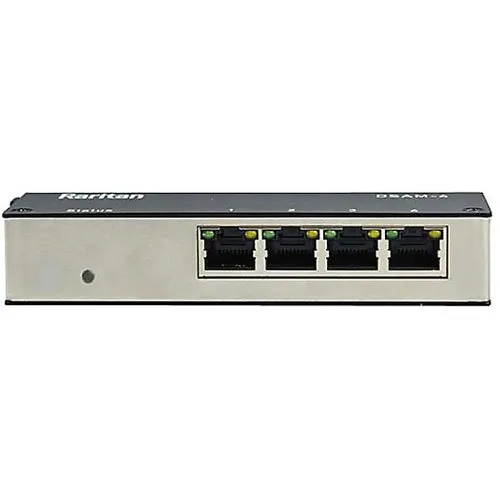 Raritan DSAM-4 — 4-PORT MODULE WITH TRUE SERIAL ACCESS TO 4 SERIAL DEVICES. ZERO-U DEVICE THAT C
