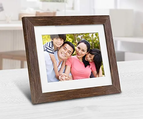 Aluratek ADPFD08F - Aluratek 8-Inch LCD Wooden Digital Photo Frame