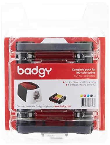 HID CBGP0001C — Evolis Badgy 100/200 Complete Consumable Kit