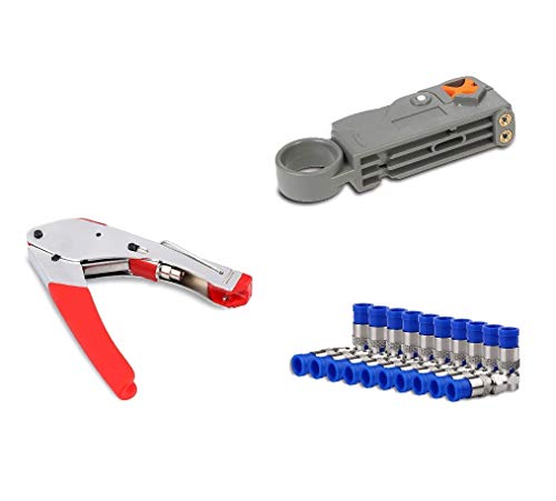 Ematic EDK59248 - Crimper Coaxial  Tool Set