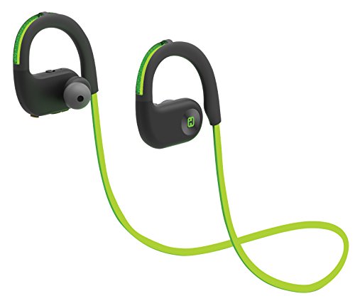 iHome iB83GQC - BT BN Earph wMic Pouch GrayGrn