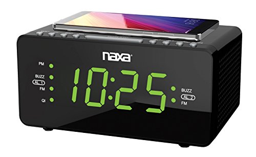 NAXA ELECTRONICS NRC-191 - Dual Alarm Clock w 1.2 Screen