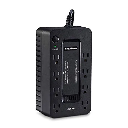 CyberPower ST425 — CYBERPOWER ST425 - UPS - COMPACT - STANDBY - OUTPUT 120VAC+/-5% - 260WATT - 425V