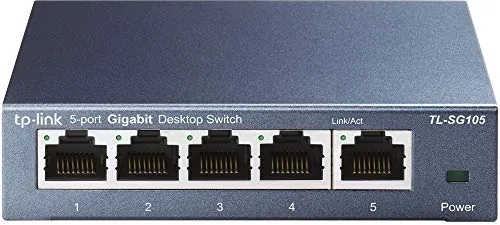 TPLINK TL-SG105 — THE TP-LINK 5-PORT 10/100/1000MBPS DESKTOP SWITCH PROVIDES YOU AN EASY WAY TO MA
