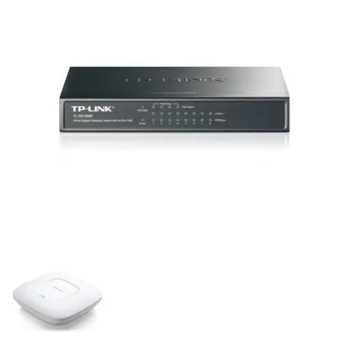 TPLINK TL-SG1008P — 8-PORT GIGABIT DESKTOP SWITCH WITH 4 POE