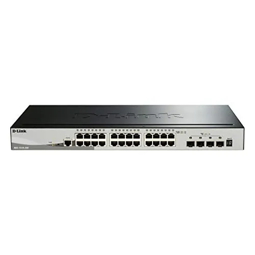 D-Link DGS-1510-28X — SWITCH - DGS-1510-28X - 1U - WIRED - NETWORKING / PORTS QTY: 28 - 10 GIGABIT ETH